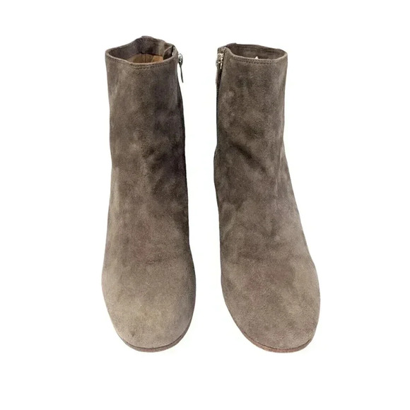 COACH Bonnie Women's Block Heeled Bootie Boots Size 10 B Suede Tan - Picture 4 of 14